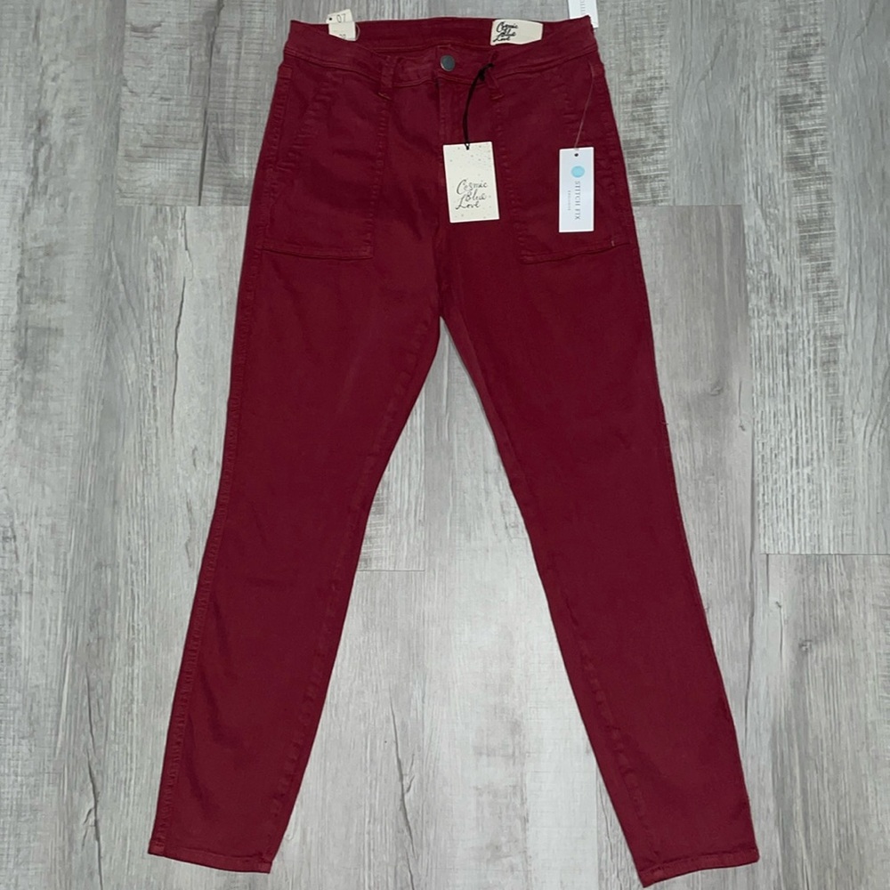 Cosmic Blue Love Pants Jeans Skinny Regular